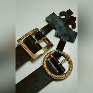 Blk/Gld Belts